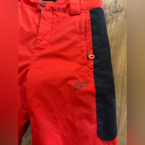 Obermeyer Vibrant orange and Black Snow/ ski Pants extended wear system - Picture 6 of 8